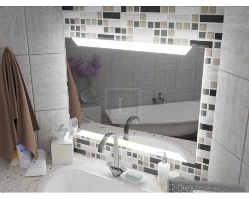 Зеркало с подсветкой для ванной комнаты Матена