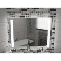 Зеркало с подсветкой для ванной комнаты Мессина 70х80 см